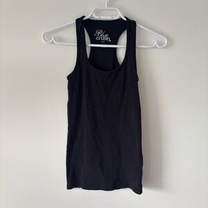 2/$10 Blue crush Black Tank Top workout casual summer size S